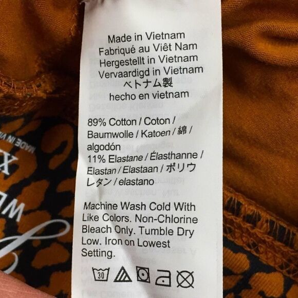 J. CREW WEEKEND 7/8 Leggings Women’s SZ XXS High Rise Leopard Print Stretch NEW - Picture 6 of 6